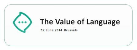 12 de junio 2014, Bruselas: El Valor de la Lengua